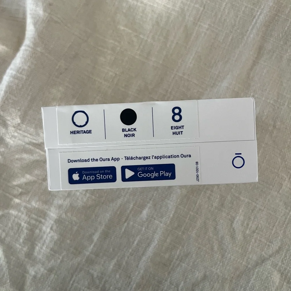 Oura ring Gen 3 heritage black size 8